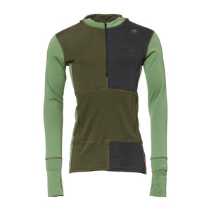 Sweatshirt WarmWool Sweater Zip  night dill melange