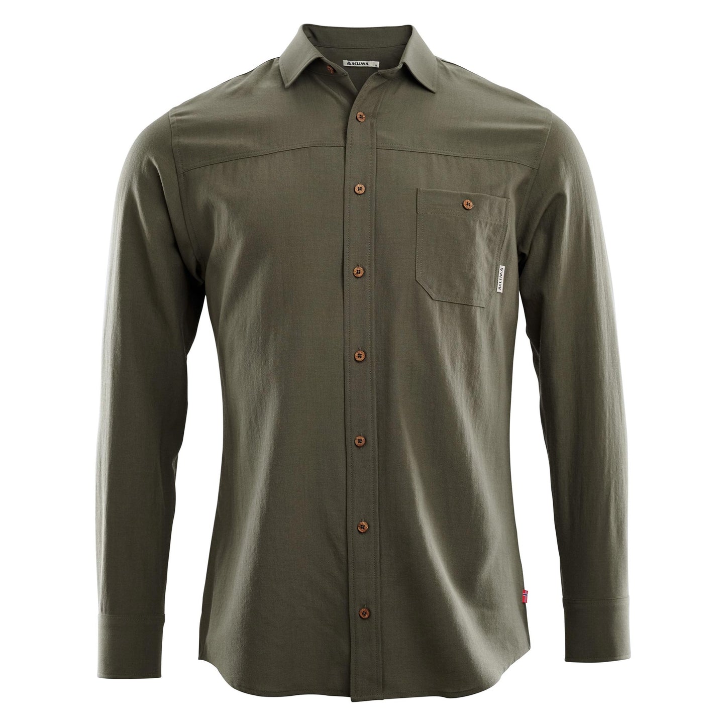 Chemise LeisureWool Woven Wool Shirt jet black