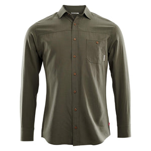 Chemise LeisureWool Woven Wool Shirt jet black