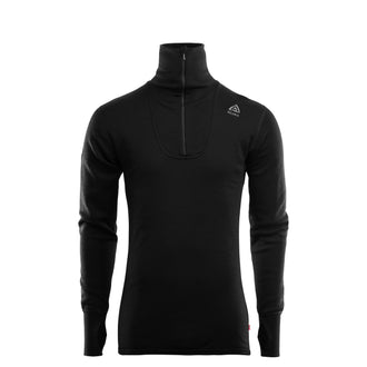 Pull DoubleWool Polo Zip jet black