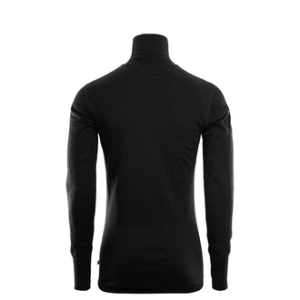 Pull DoubleWool Polo Zip jet black
