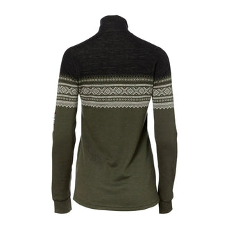 Pull DesignWool Marius Mock Neck Zip nordmarka femmes