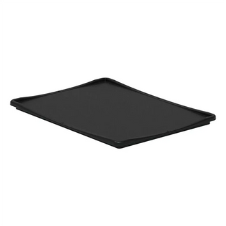 Couvercle à charnière norme Europe 40 x 30 cm noir
