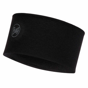 Bandeau Headband Merino solid black