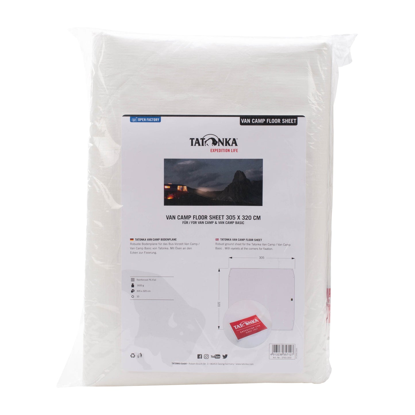 Bâche pour tente Van Camp Floor Sheet 305 x 320 cm