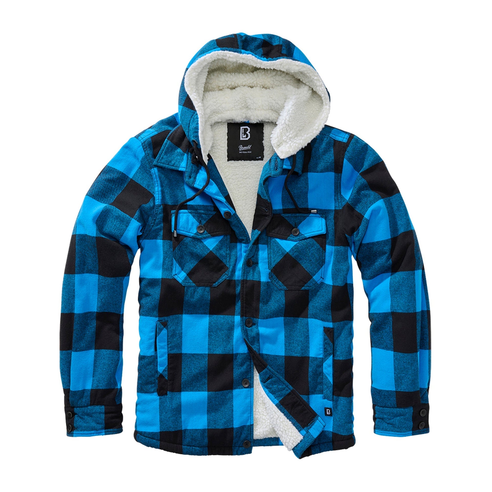 Veste Lumberjacket Hooded  bleu