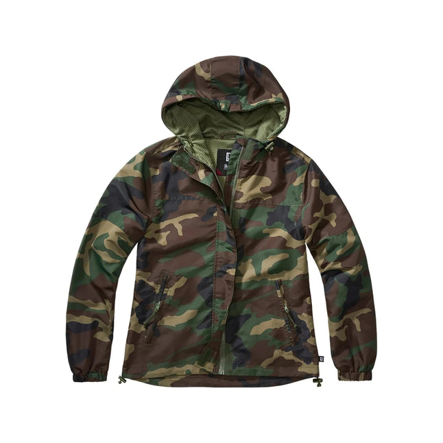 Veste Summer Windbreaker zippée devant femmes