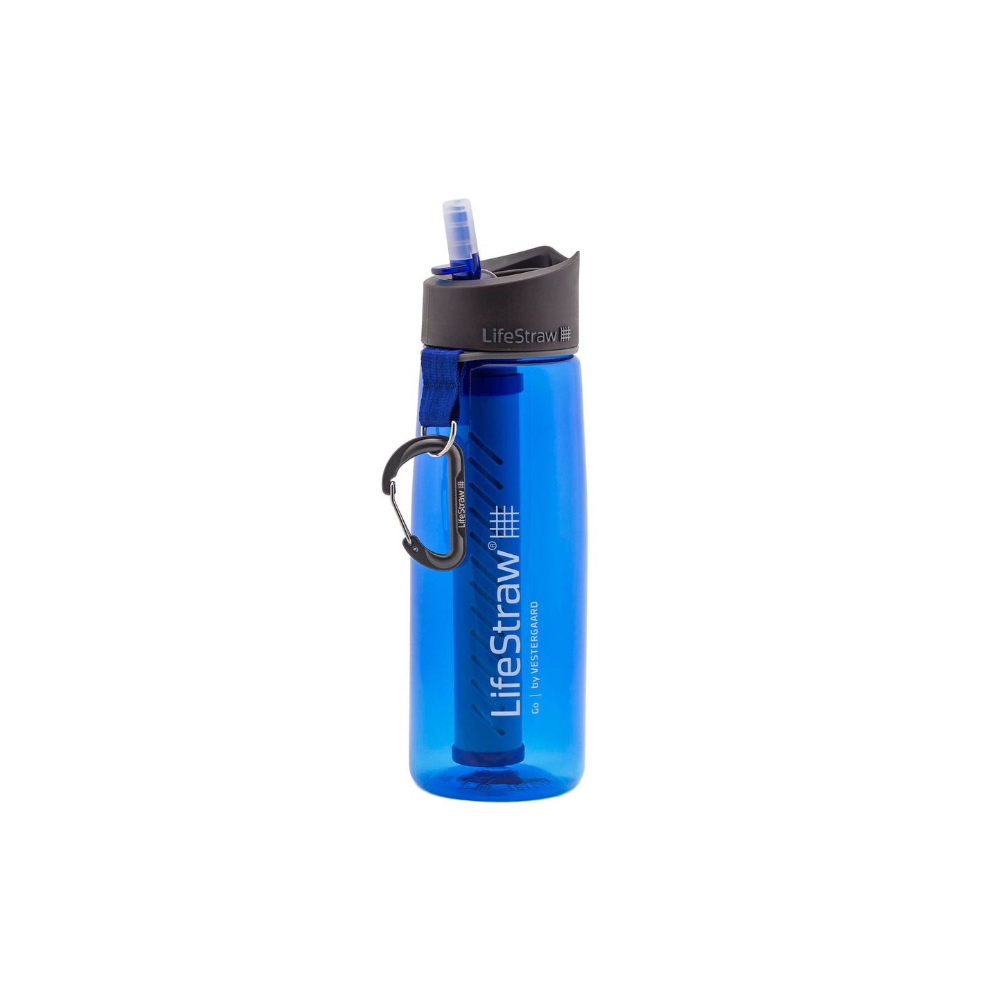 Gourde Go avec filtre 2-Stage 0.65 L bleu