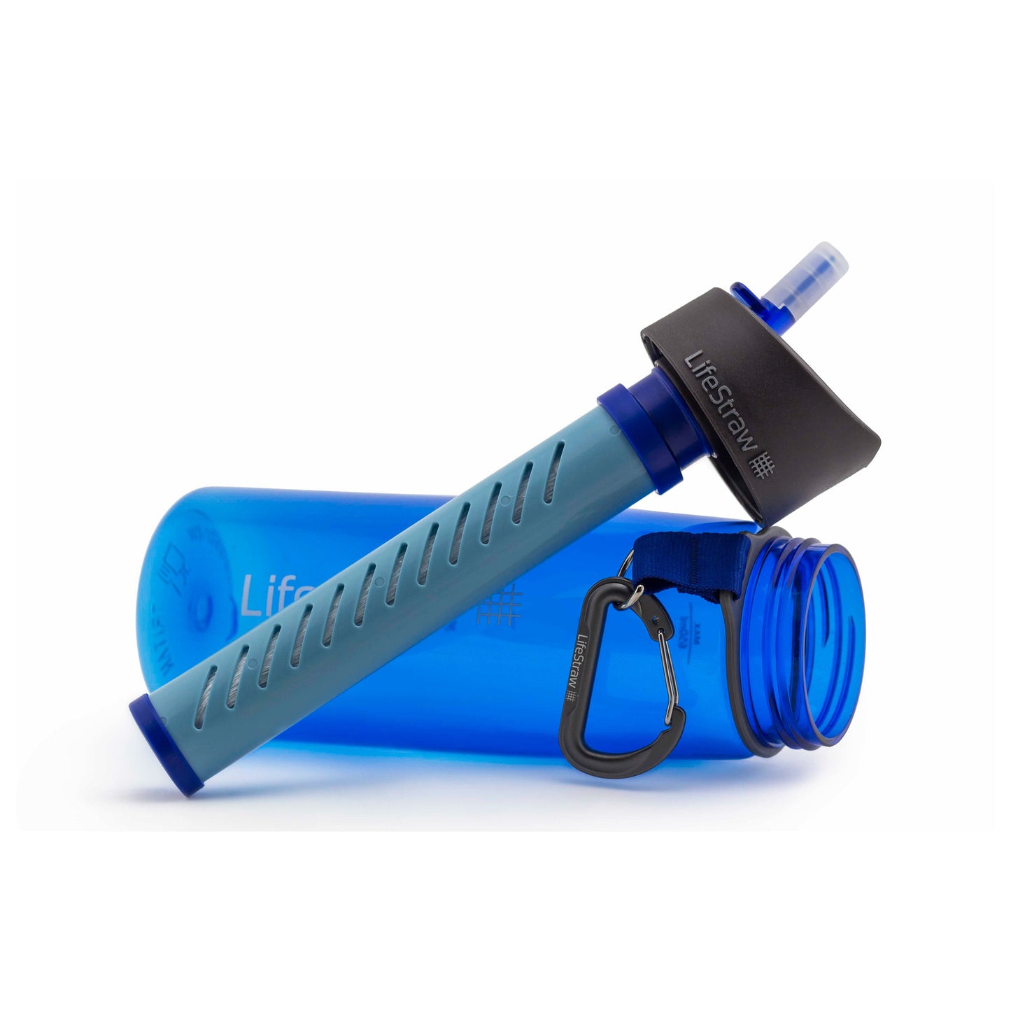 Gourde Go avec filtre 2-Stage 0.65 L bleu