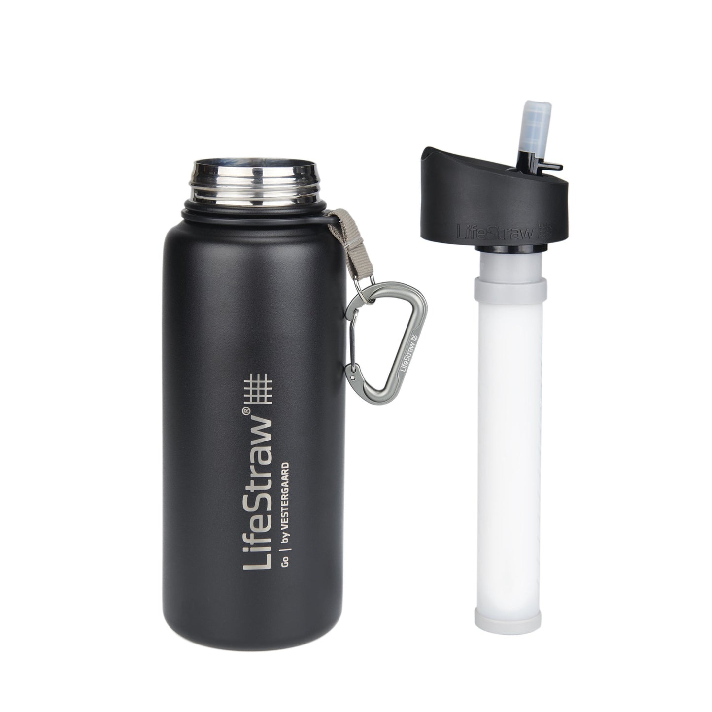 Gourde Go acier inoxydable avec filtre 0.7 L