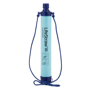 Filtre à eau personnel à paille filtrante bleu