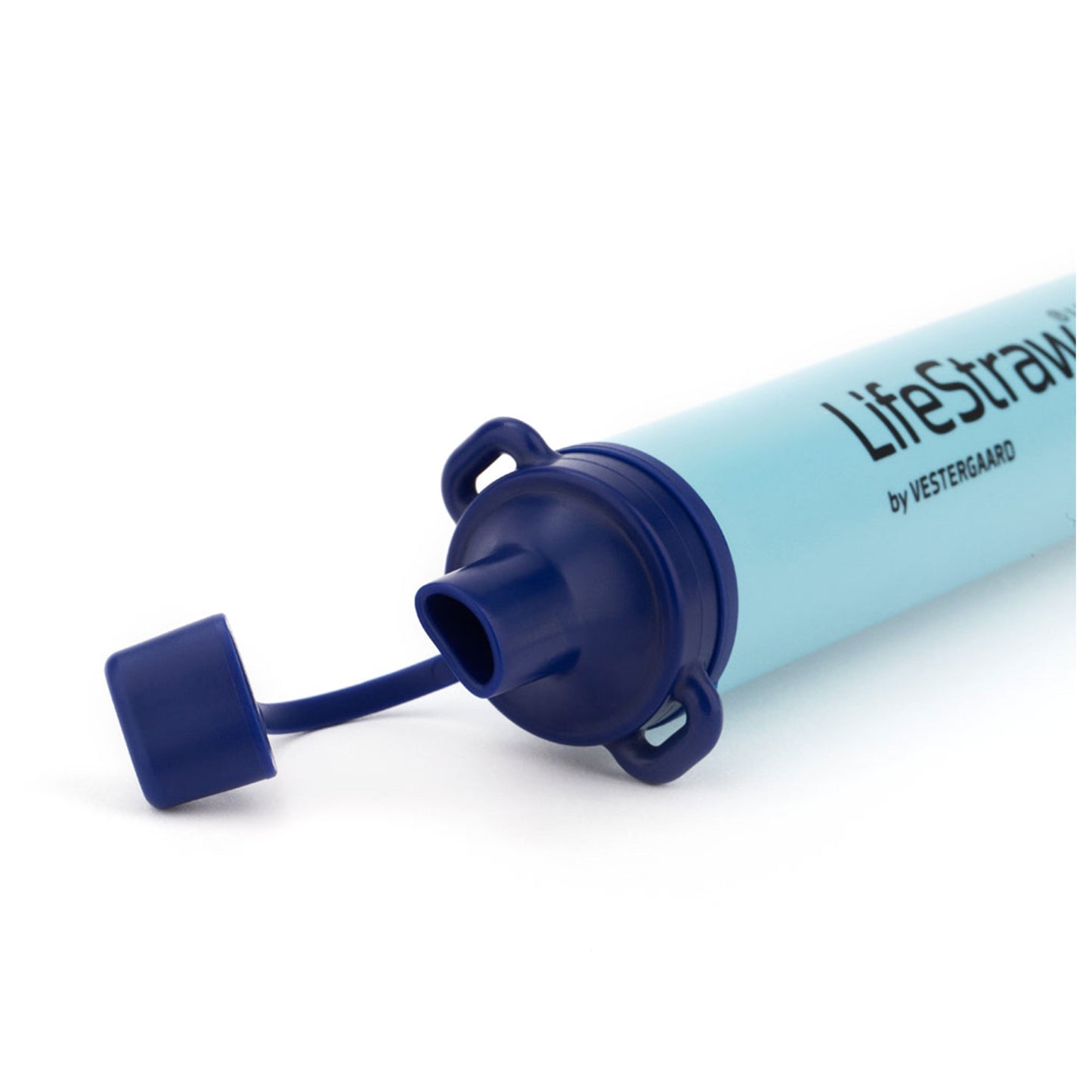 Filtre à eau personnel à paille filtrante bleu