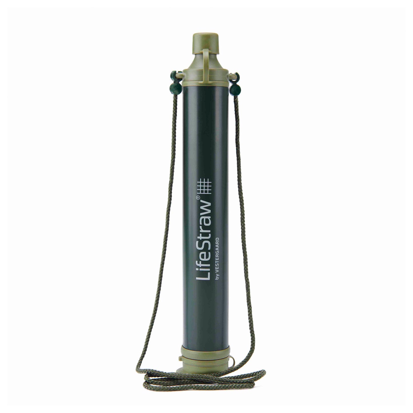 Filtre à eau personnel à paille filtrante bleu