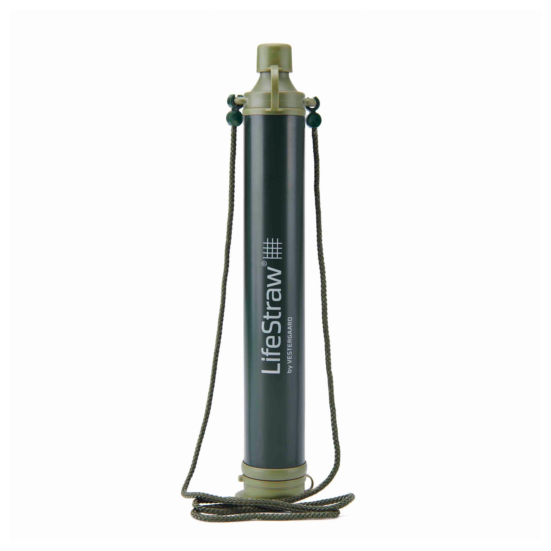 Filtre à eau personnel à paille filtrante bleu