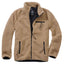 Veste polaire peluche camel