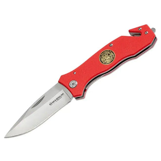 Couteau de poche Magnum Fire Brigade 42 rouge