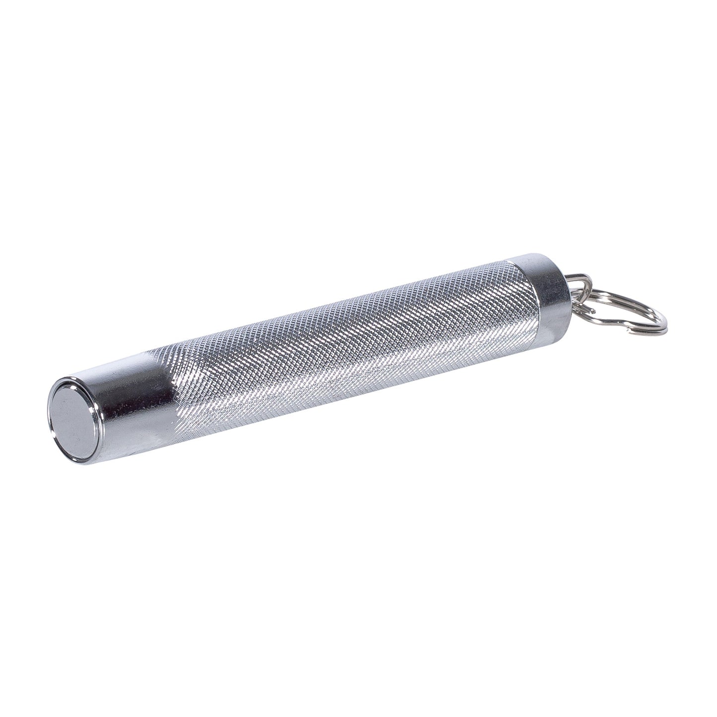 Matraque télescopique mini 12" avec anneau porte-clés argenté