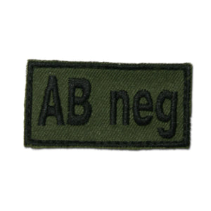 Insigne Patch Groupe Sanguin AB neg