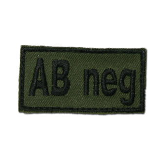 Insigne Patch Groupe Sanguin AB neg
