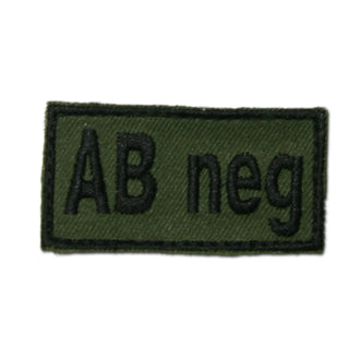 Insigne Bloodpatch AB négatif à scratch