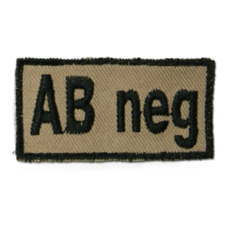 Insigne Bloodpatch AB négatif à scratch