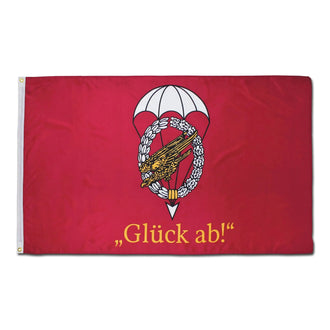 Drapeau Fallschirmjäger Glück Ab