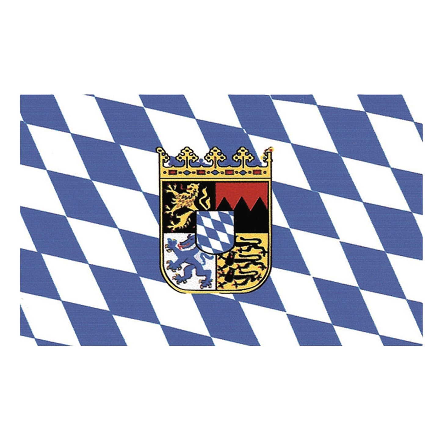 Drapeau Bavière avec Blason