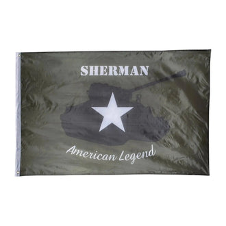 Drapeau char Sherman