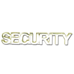 Insigne de col SECURITY doré