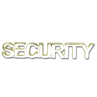 Insigne de col SECURITY doré