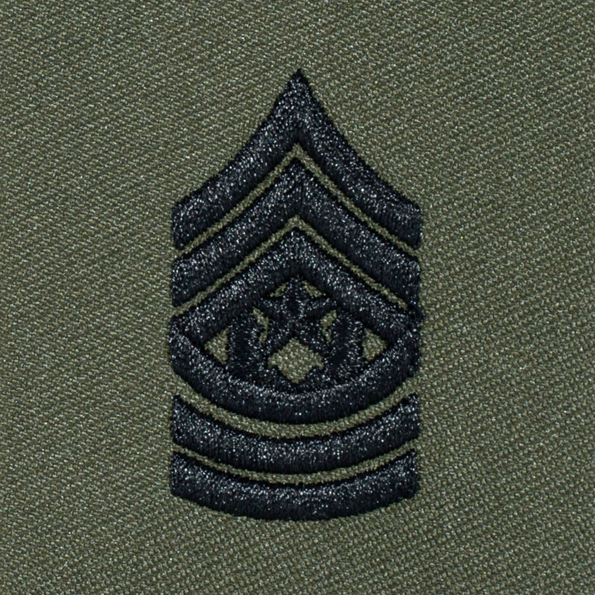 Galons de grade US Tissu Comm. Serg. Major