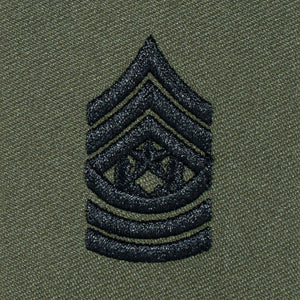 Galons de grade US Tissu Comm. Serg. Major