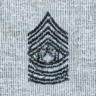 Galons de grade US Tissu Comm. Serg. Major