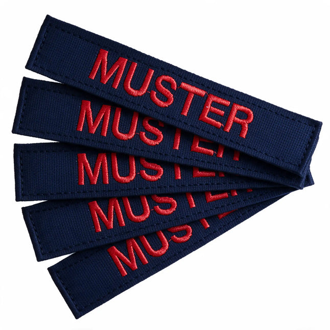 Lot de 5 rubans porte-nom Navy