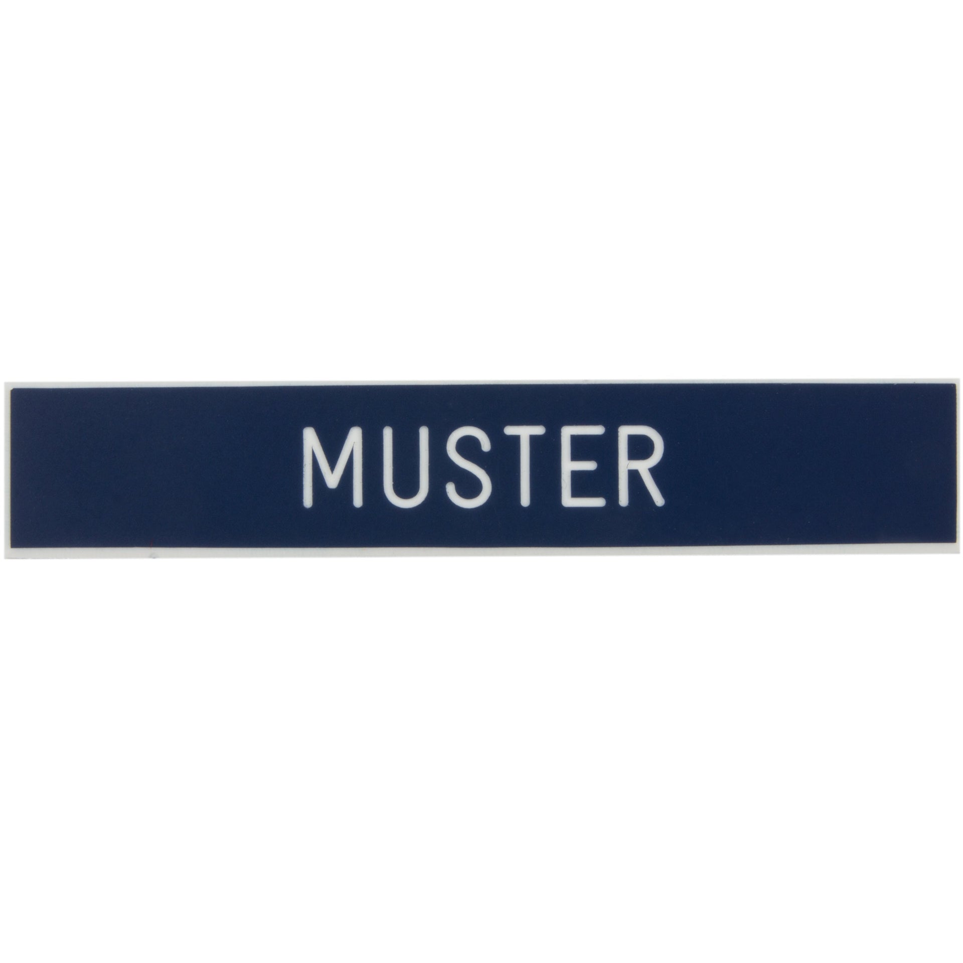Badge patronymique plastique