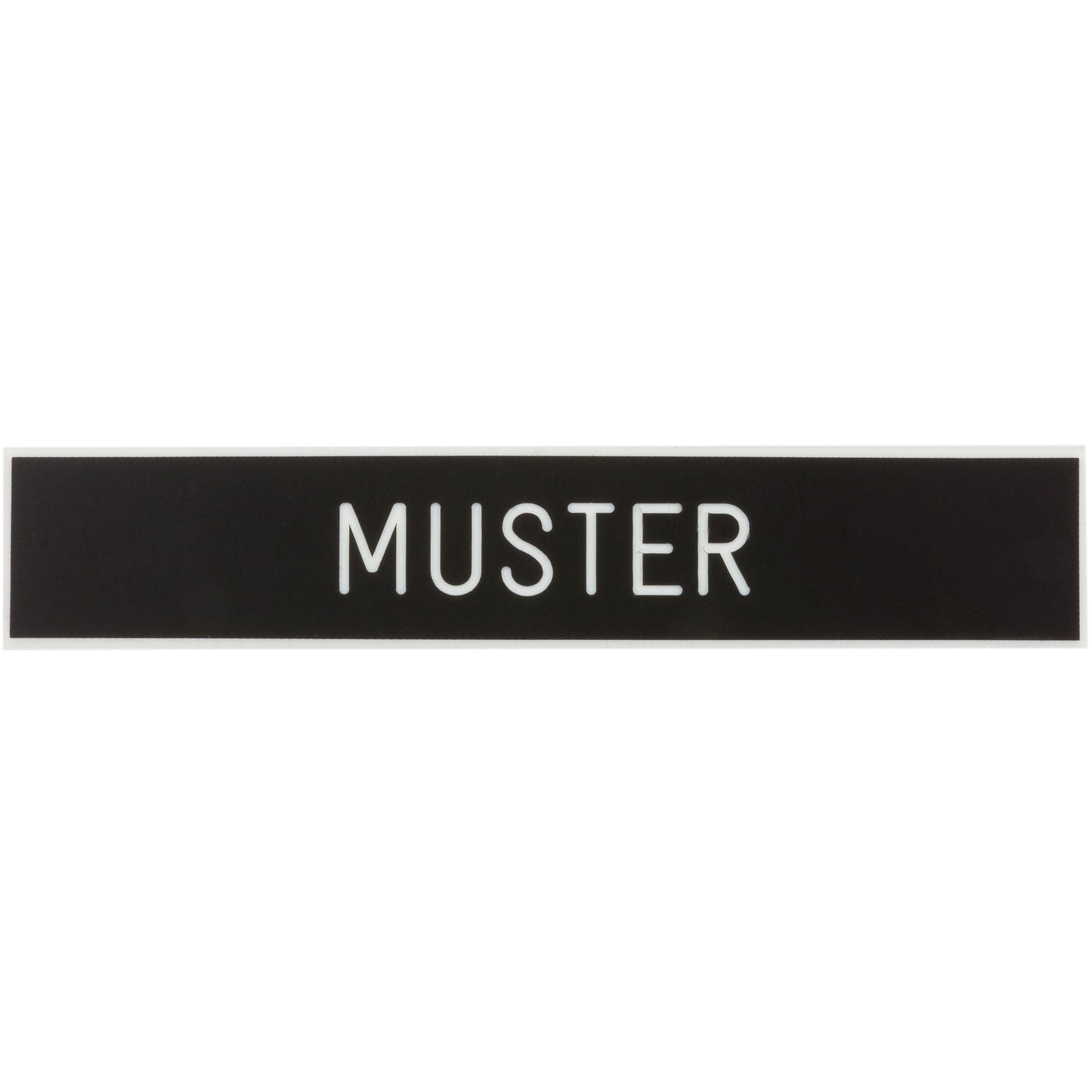 Badge patronymique plastique
