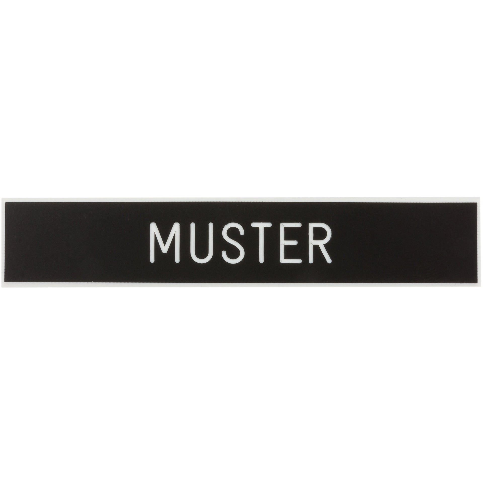 Badge patronymique plastique
