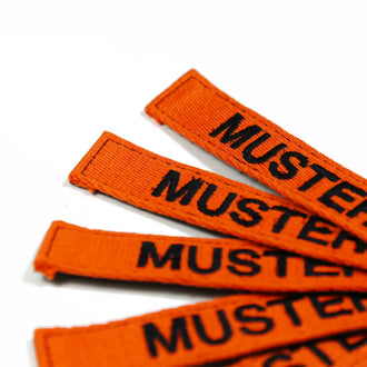 Bandes patronymiques lot de 5 orange