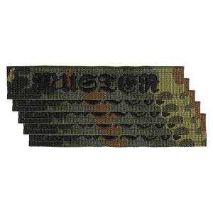 Bandes patronymiques lot de 5 flecktarn noir (ancien)