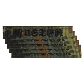 Bandes patronymiques lot de 5 flecktarn noir (ancien)