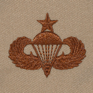 Insigne US brodé tissu désert Senior Parachutist