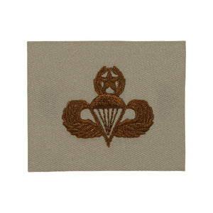 Insigne US Master Parachutist Tissu desert