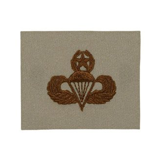 Insigne US Master Parachutist textile désert