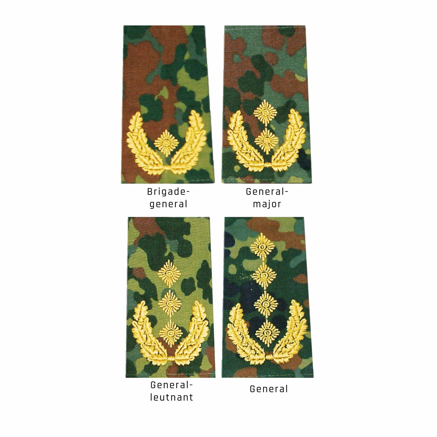 Grades allemands en tissu /