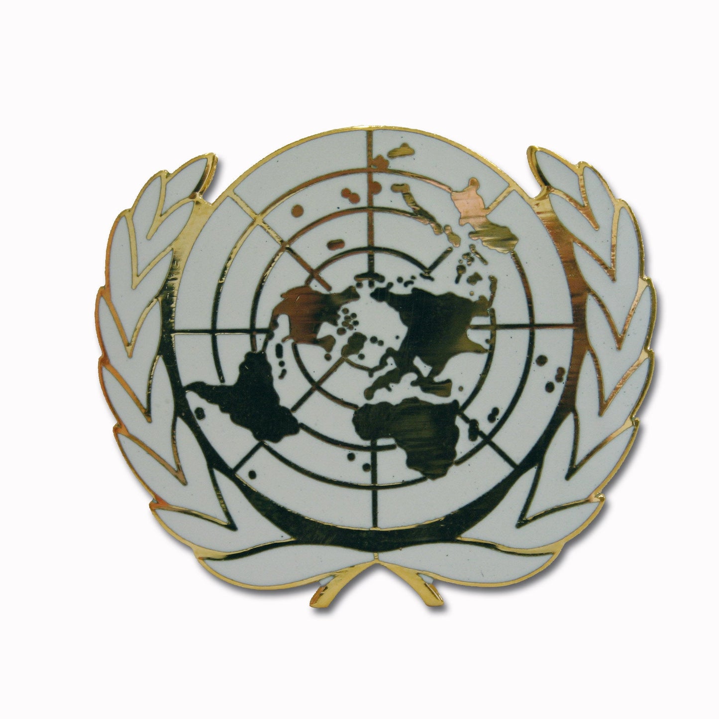Insigne métallique béret BW ONU