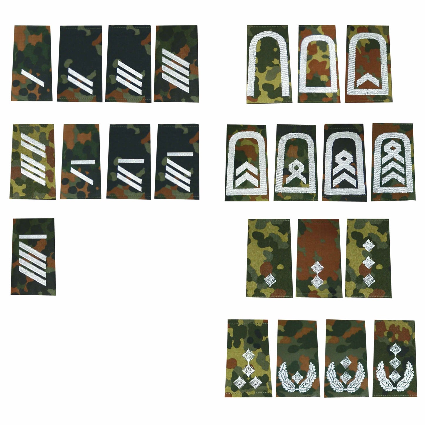 Grades allemands en tissu /