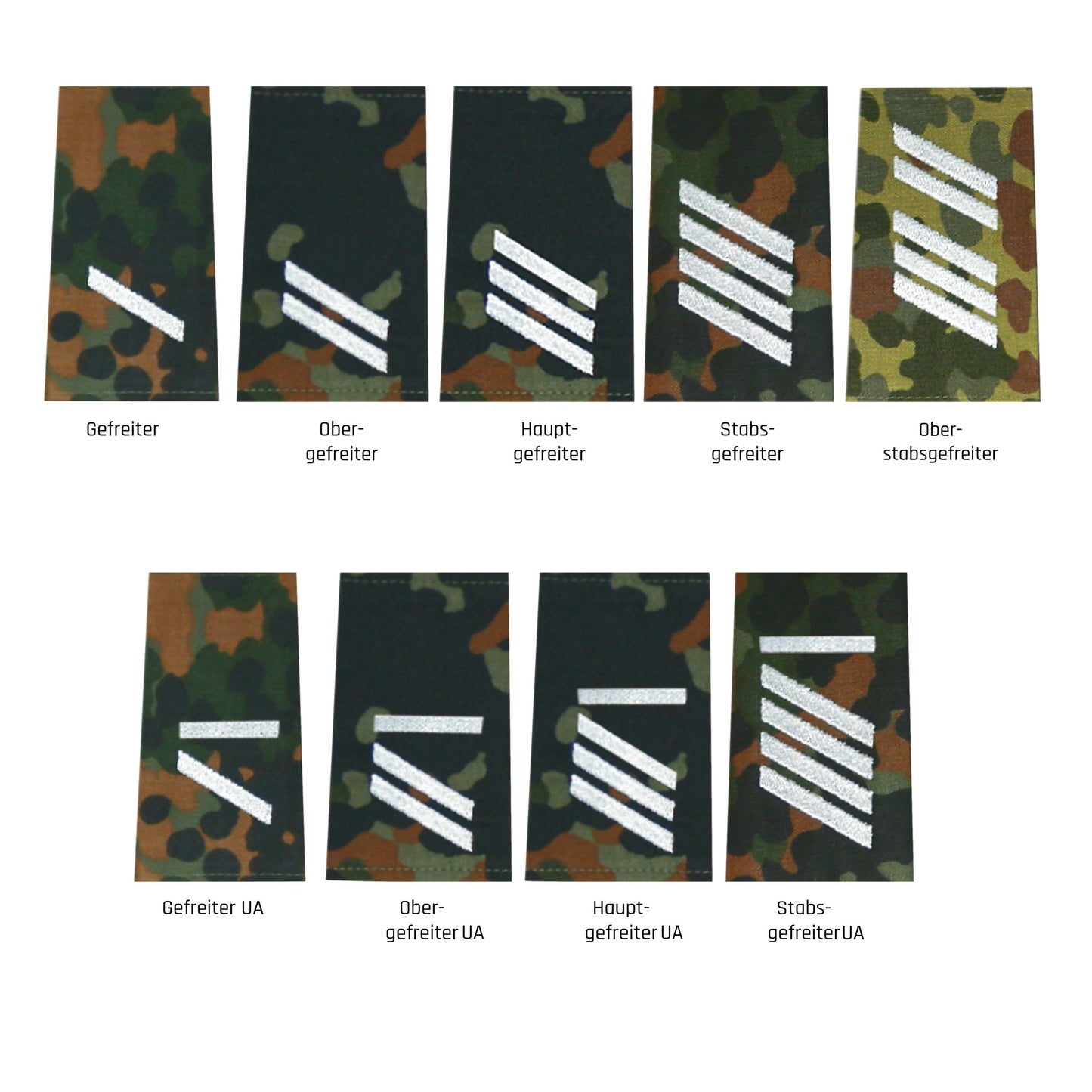 Grades allemands en tissu /