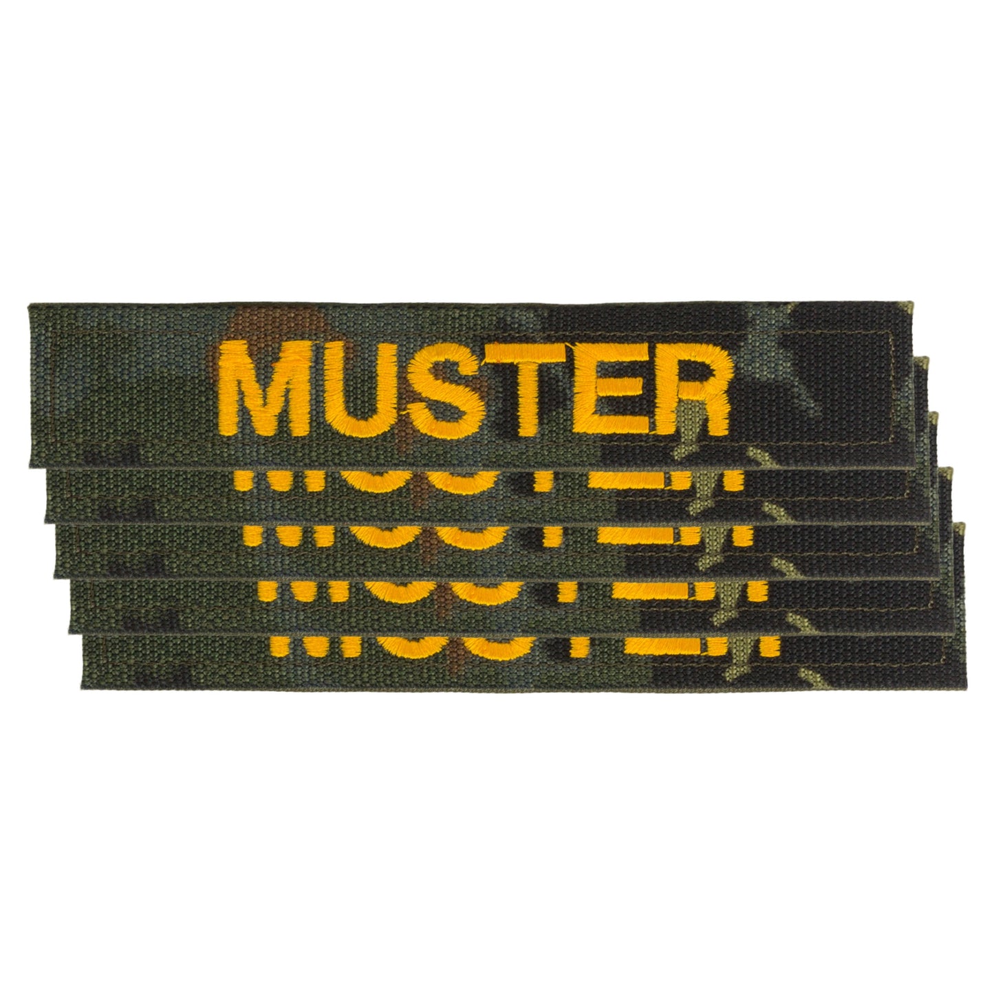 Bandes patronymiques lot de 5 flecktarn doré
