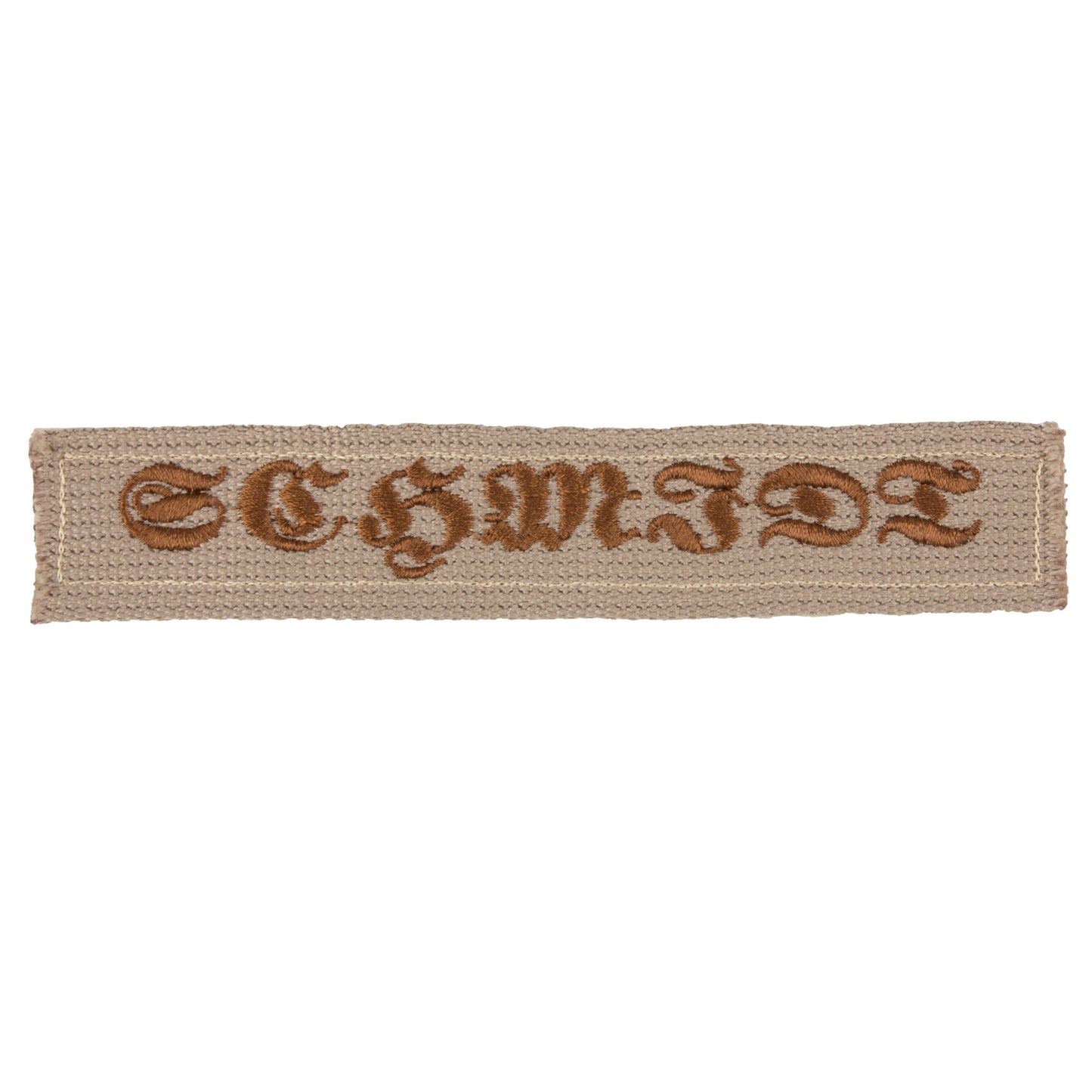 Bandes patronymiques lot de 5 kaki marron (ancien)
