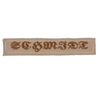 Bandes patronymiques lot de 5 kaki marron (ancien)